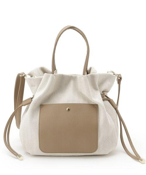 SHOO・LA・RUE / シューラルー トートバッグ | 【2WAY】素材コンビトートバッグ | 詳細10