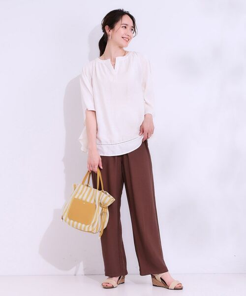 SHOO・LA・RUE / シューラルー トートバッグ | 【2WAY】素材コンビトートバッグ | 詳細2