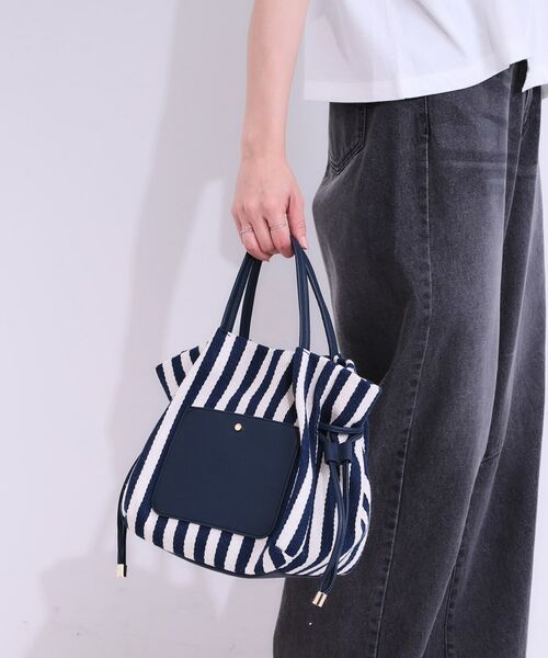 SHOO・LA・RUE / シューラルー トートバッグ | 【2WAY】素材コンビトートバッグ | 詳細3