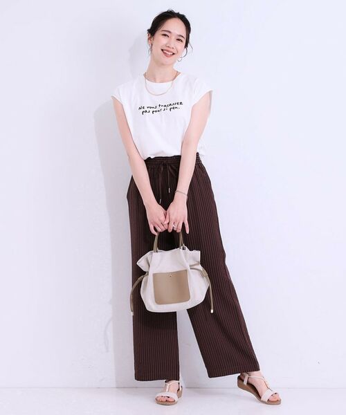 SHOO・LA・RUE / シューラルー トートバッグ | 【2WAY】素材コンビトートバッグ | 詳細7