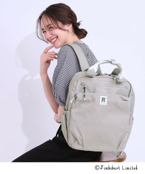 SHOO・LA・RUE / シューラルー リュック・バックパック | 【Jimbobart×シューラルー】リュック【コラボ】(グレー(012))