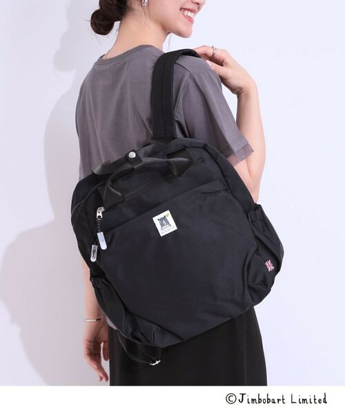 SHOO・LA・RUE / シューラルー リュック・バックパック | 【Jimbobart×シューラルー】リュック【コラボ】(ブラック(019))