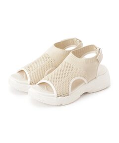 SHOO・LA・RUE / シューラルー サンダル | ニットスニーカーサンダル