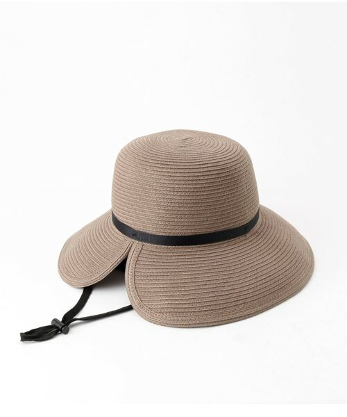 SHOO・LA・RUE / シューラルー ハット | 【手洗い可能】バックスリットブレードハット | 詳細2