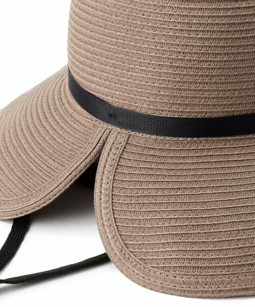 SHOO・LA・RUE / シューラルー ハット | 【手洗い可能】バックスリットブレードハット | 詳細8