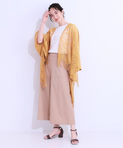 SHOO・LA・RUE / シューラルー ポンチョ | 花柄レースポンチョ | 詳細11