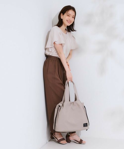 SHOO・LA・RUE / シューラルー トートバッグ | 【撥水】ビッグ巾着トートバッグ | 詳細4