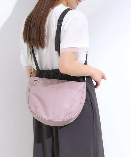 SHOO・LA・RUE / シューラルー ショルダーバッグ | 【撥水】フロントポケットハーフムーンショルダーバッグ | 詳細11