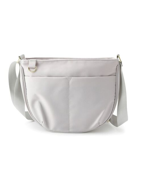 SHOO・LA・RUE / シューラルー ショルダーバッグ | 【撥水】フロントポケットハーフムーンショルダーバッグ | 詳細13