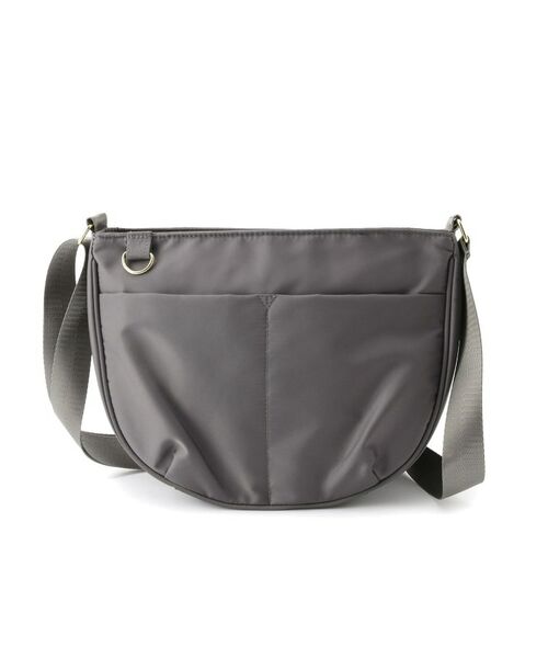 SHOO・LA・RUE / シューラルー ショルダーバッグ | 【撥水】フロントポケットハーフムーンショルダーバッグ | 詳細14