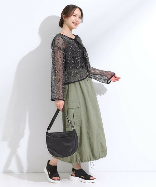 SHOO・LA・RUE / シューラルー ショルダーバッグ | 【撥水】フロントポケットハーフムーンショルダーバッグ | 詳細6