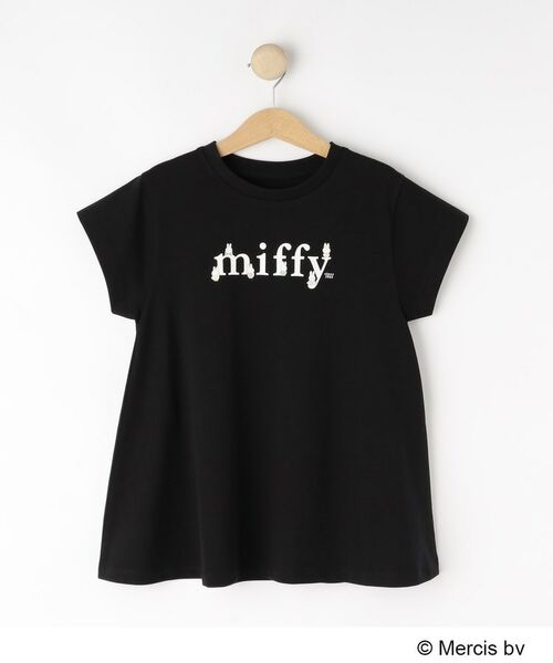 SHOO・LA・RUE / シューラルー Tシャツ | 【miffy】アソートプリントTシャツ(ブラック(119))