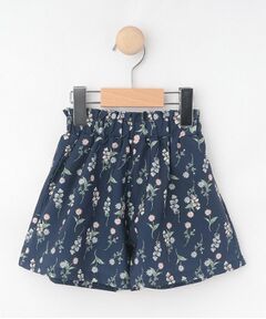 SHOO・LA・RUE / シューラルー ショート・ハーフ・半端丈パンツ | 【100-150cm/撥水】上品なボタニカル柄 ハートポケットショートパンツ