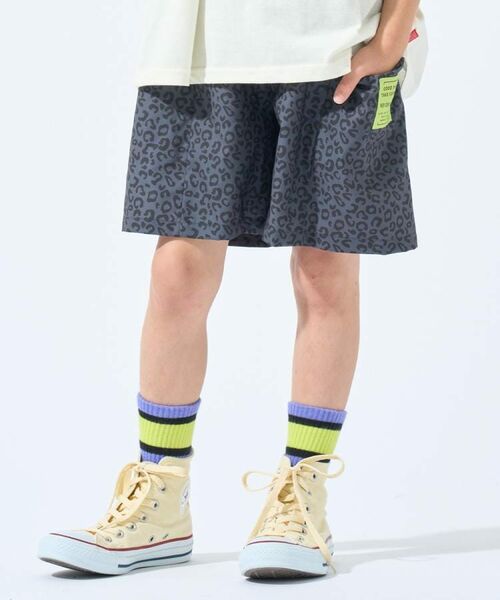 SHOO・LA・RUE / シューラルー ショート・ハーフ・半端丈パンツ | 【100-150cm/撥水】サイドポケット総柄ハーフパンツ | 詳細10