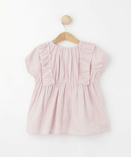 SHOO・LA・RUE / シューラルー シャツ・ブラウス | 【100-120cm】コットンフリルブラウス | 詳細3