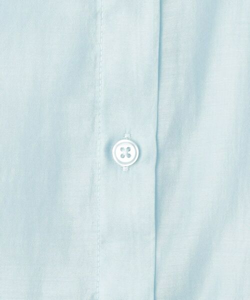 SHOO・LA・RUE / シューラルー シャツ・ブラウス | 【130-150cm】程よい肌見せが叶う クロップドシアーシャツ | 詳細8