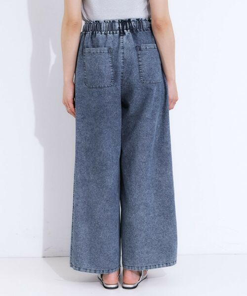 SHOO・LA・RUE / シューラルー デニムパンツ | 【S-LL】サイドラインがアクセント イージーデニムパンツ | 詳細11