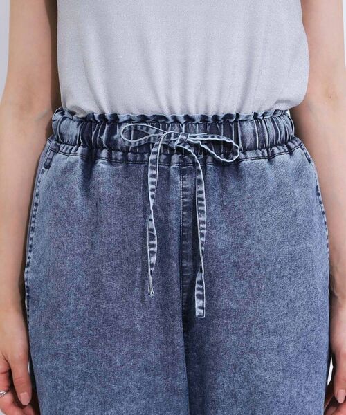 SHOO・LA・RUE / シューラルー デニムパンツ | 【S-LL】サイドラインがアクセント イージーデニムパンツ | 詳細12
