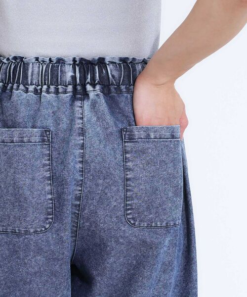 SHOO・LA・RUE / シューラルー デニムパンツ | 【S-LL】サイドラインがアクセント イージーデニムパンツ | 詳細15
