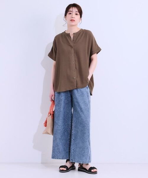 SHOO・LA・RUE / シューラルー デニムパンツ | 【S-LL】サイドラインがアクセント イージーデニムパンツ | 詳細21