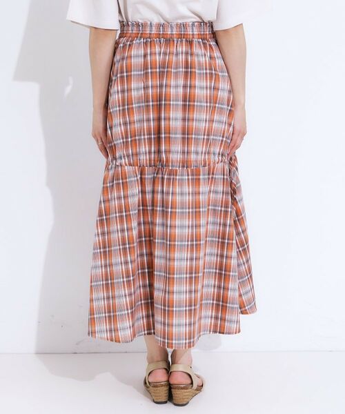 SHOO・LA・RUE / シューラルー ロング・マキシ丈スカート | 【S-LL】シルエットが変えられる チェック柄リボンフレアスカート | 詳細24