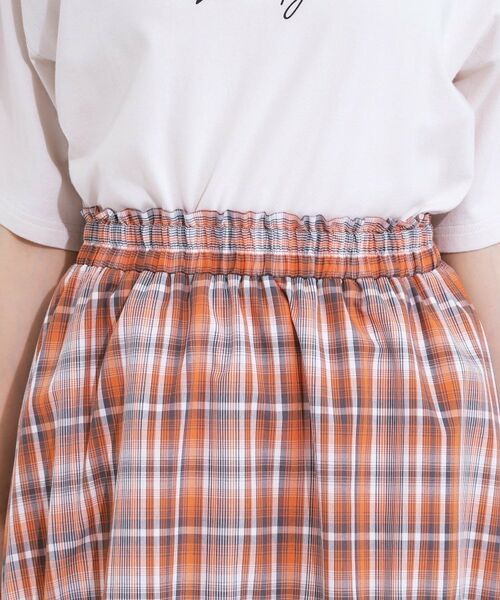 SHOO・LA・RUE / シューラルー ロング・マキシ丈スカート | 【S-LL】シルエットが変えられる チェック柄リボンフレアスカート | 詳細27
