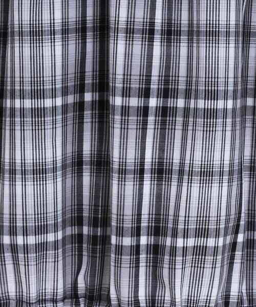 SHOO・LA・RUE / シューラルー ロング・マキシ丈スカート | 【S-LL】シルエットが変えられる チェック柄リボンフレアスカート | 詳細7