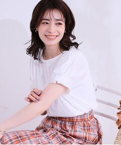 SHOO・LA・RUE / シューラルー Tシャツ | 【S-LL/ひんやり/UV/プチプラ】お袖タックで好印象 デザインTシャツ