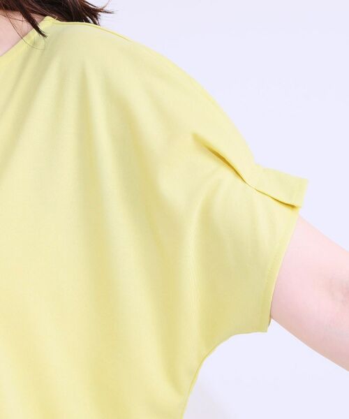 SHOO・LA・RUE / シューラルー Tシャツ | 【S-LL/ひんやり/UV/プチプラ】お袖タックで好印象 デザインTシャツ | 詳細24