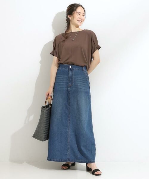 SHOO・LA・RUE / シューラルー Tシャツ | 【S-LL/ひんやり/UV/プチプラ】お袖タックで好印象 デザインTシャツ | 詳細28