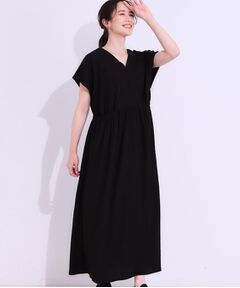 SHOO・LA・RUE / シューラルー ロング・マキシ丈ワンピース | 【前後2WAY】さらりと大人上品に 楊柳フレンチワンピース