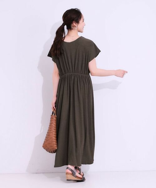 SHOO・LA・RUE / シューラルー ロング・マキシ丈ワンピース | 【前後2WAY】さらりと大人上品に 楊柳フレンチワンピース | 詳細11