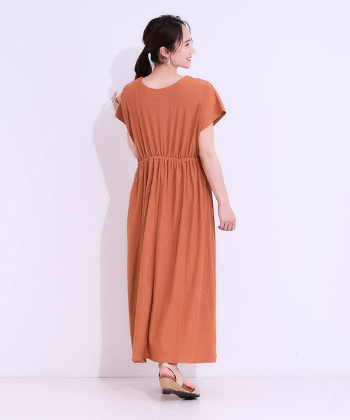 SHOO・LA・RUE / シューラルー ロング・マキシ丈ワンピース | 【前後2WAY】さらりと大人上品に 楊柳フレンチワンピース | 詳細16