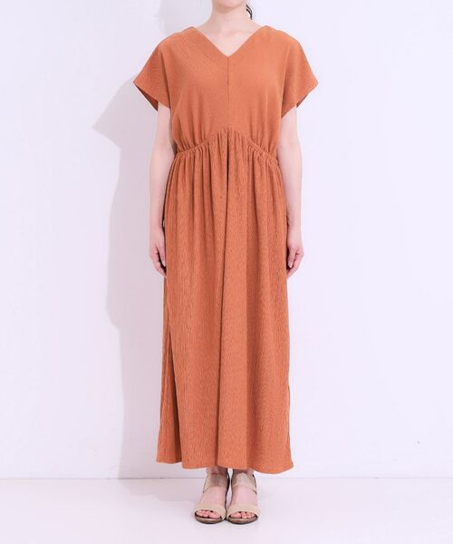 SHOO・LA・RUE / シューラルー ロング・マキシ丈ワンピース | 【前後2WAY】さらりと大人上品に 楊柳フレンチワンピース | 詳細22