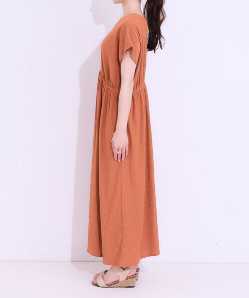 SHOO・LA・RUE / シューラルー ロング・マキシ丈ワンピース | 【前後2WAY】さらりと大人上品に 楊柳フレンチワンピース | 詳細23