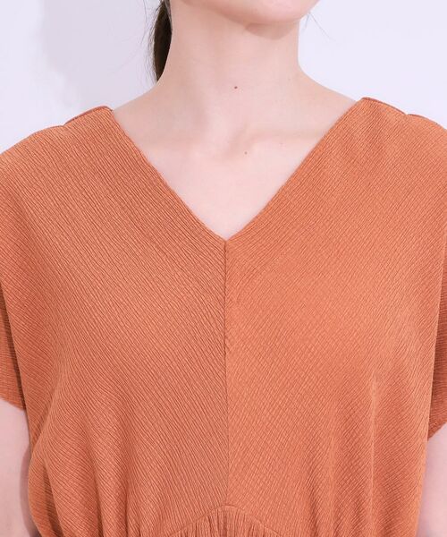 SHOO・LA・RUE / シューラルー ロング・マキシ丈ワンピース | 【前後2WAY】さらりと大人上品に 楊柳フレンチワンピース | 詳細25