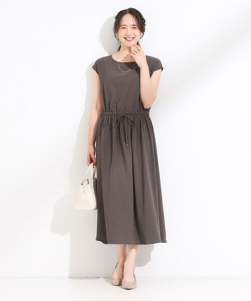 SHOO・LA・RUE / シューラルー ミニ丈・ひざ丈ワンピース | 【S-LL】さらりと1枚で決まる ジャカードワンピース | 詳細5