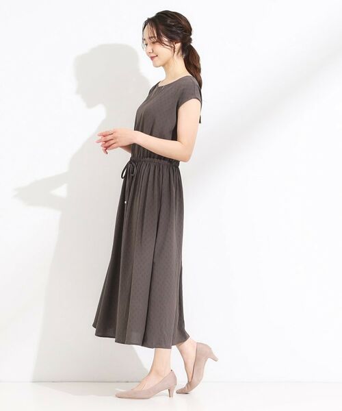 SHOO・LA・RUE / シューラルー ミニ丈・ひざ丈ワンピース | 【S-LL】さらりと1枚で決まる ジャカードワンピース | 詳細6