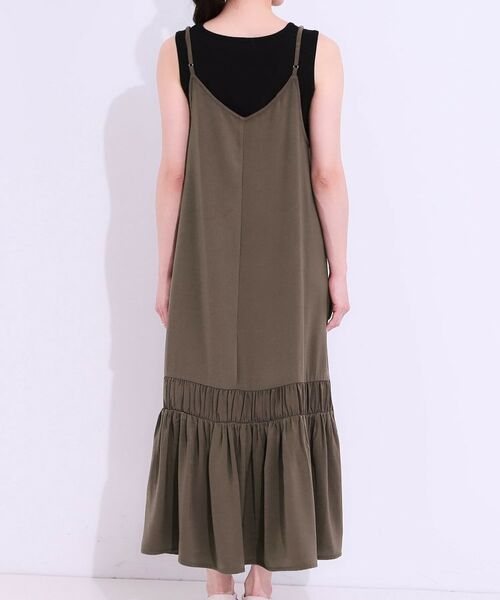 SHOO・LA・RUE / シューラルー ワンピース | 【ひんやり】シャーリングがアクセントに 大人のデザインキャミワンピース | 詳細11
