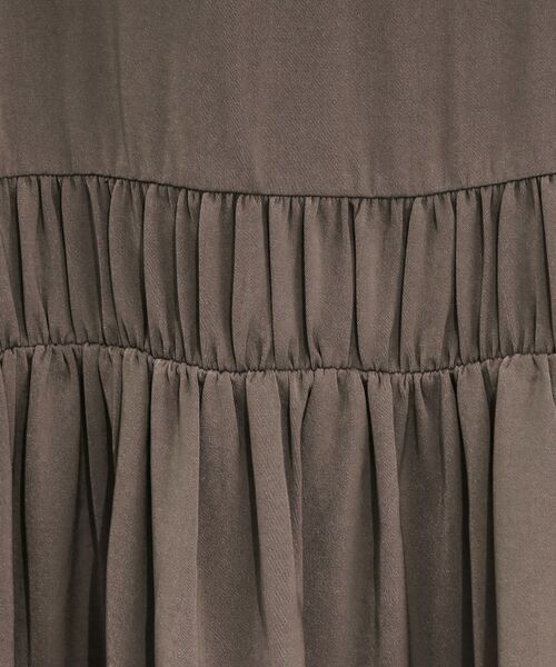 SHOO・LA・RUE / シューラルー ワンピース | 【ひんやり】シャーリングがアクセントに 大人のデザインキャミワンピース | 詳細8