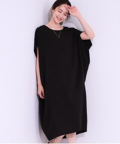 SHOO・LA・RUE / シューラルー ミニ丈・ひざ丈ワンピース | 【S-LL】楽にサマ見え コクーンシルエットの涼やかワンピース