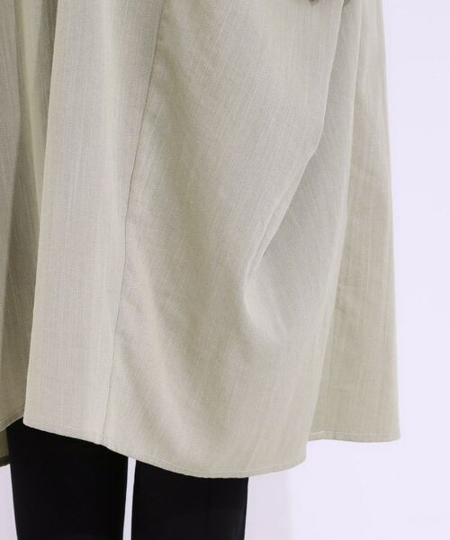 SHOO・LA・RUE / シューラルー ミニ丈・ひざ丈ワンピース | 【S-LL】楽にサマ見え コクーンシルエットの涼やかワンピース | 詳細16