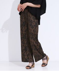 SHOO・LA・RUE / シューラルー パンツ | 【S-LL/ひんやり/選べる2柄】大人のリラックスコーデに プリント柄パンツ