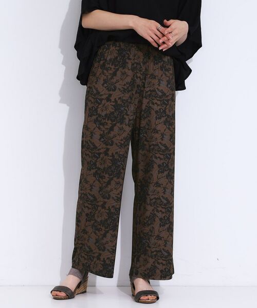 SHOO・LA・RUE / シューラルー パンツ | 【S-LL/ひんやり/選べる2柄】大人のリラックスコーデに プリント柄パンツ | 詳細1