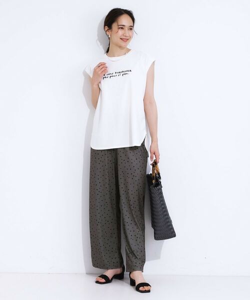 SHOO・LA・RUE / シューラルー パンツ | 【S-LL/ひんやり/選べる2柄】大人のリラックスコーデに プリント柄パンツ | 詳細11