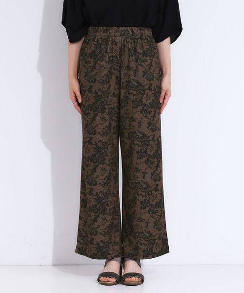 SHOO・LA・RUE / シューラルー パンツ | 【S-LL/ひんやり/選べる2柄】大人のリラックスコーデに プリント柄パンツ | 詳細17