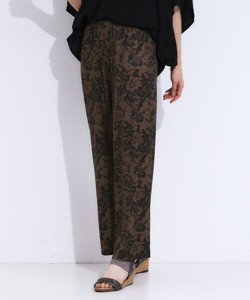 SHOO・LA・RUE / シューラルー パンツ | 【S-LL/ひんやり/選べる2柄】大人のリラックスコーデに プリント柄パンツ | 詳細2