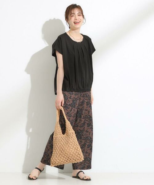 SHOO・LA・RUE / シューラルー パンツ | 【S-LL/ひんやり/選べる2柄】大人のリラックスコーデに プリント柄パンツ | 詳細27