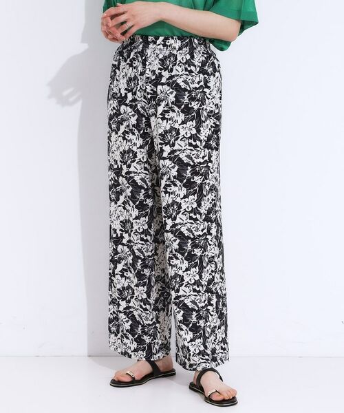 SHOO・LA・RUE / シューラルー パンツ | 【S-LL/ひんやり/選べる2柄】大人のリラックスコーデに プリント柄パンツ | 詳細5