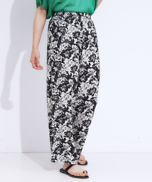 SHOO・LA・RUE / シューラルー パンツ | 【S-LL/ひんやり/選べる2柄】大人のリラックスコーデに プリント柄パンツ | 詳細6